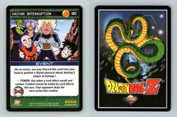 Saiyan Interruption #U83 Dragon Ball Z Evolution 2015 Panini Uncommon TCG Card - Image 1