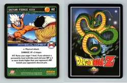 Saiyan Fierce Kick #U82 Dragon Ball Z Evolution 2015 Panini Uncommon TCG Card - Image 1