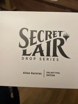 Secret Lair ALIEN AURORAS - Galaxy FOIL New Sealed Magic The Gathering MTG - Image 1