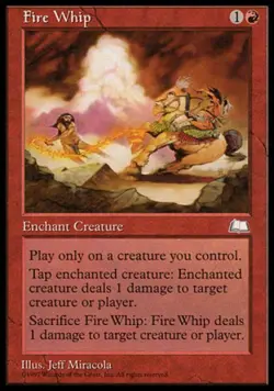 Fire Whip - Light Play MTG Weatherlight - Image 1