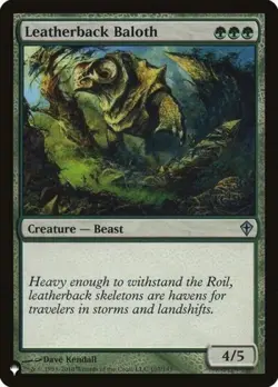 Leatherback Baloth - Near Mint MTG The List - Image 1