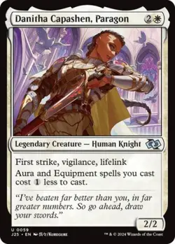 Danitha Capashen, Paragon (Anime) - Near Mint MTG Foundations Jumpstart - Image 1