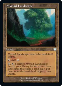 Myriad Landscape - Light Play MTG Commander: The Brothers' War - Image 1