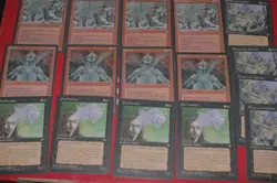MTG 16x ICE AGE black red playsets Shatter Stone Giant MP magic card lot - Image 1
