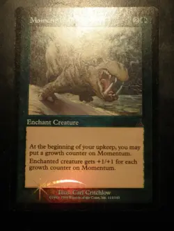 mtg magic momentum urza's destiny FOIL ENGLISH prise de vitesse destinee d'urza - Image 1