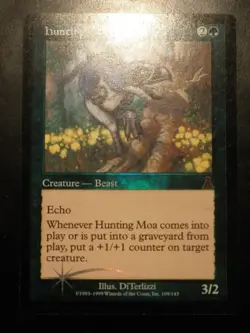 mtg magic hunting moa chasseur urza's destiny FOIL ENGLISH destinee d'urza - Image 1