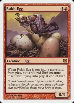 Rukh Egg ~ Lightly Played 9th Edition Ninth MTG Magic UltimateMTG Red Card - Image 1
