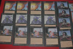 MTG 19x ICE AGE black red playsets MP magic card lot - Image 1