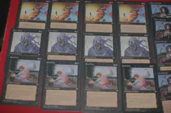 MTG 19x ICE AGE black red playsets MP magic card lot - Image 3