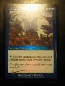 mtg magic disappear urza's destiny FOIL ENGLISH Evanouissement destinee d'urza - Image 1