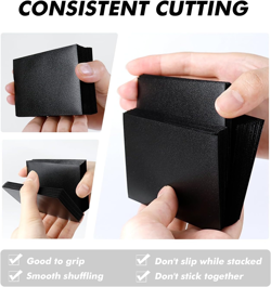 Black MTG Card Sleeves 300CT, Matte Textured Back Card Sleeve Deck Card Protecto - Image 5