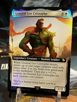 MTG | General Leo Cristophe (Extended Art) [FINAL FANTASY] ✨FOIL✨ - Image 1