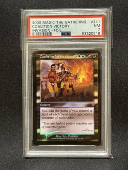 Psa7 Coalition Victory Foilmint Commander Mtg - Image 1