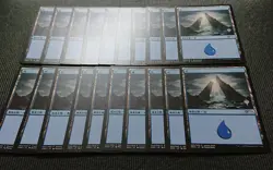 Mtg Foil Stamp Promo Island 20 Pieces Set M20 Basic Land - Image 2