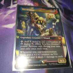 Mtg Lost Black Demon Taoist Mystic Vivi Borderless Non-Foil - Image 1