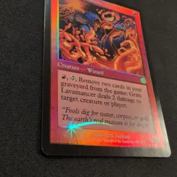 Mtg Grim Lavamancer Tor Foil English Version - Image 2