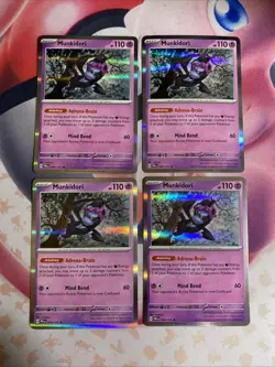 4x Munkidori 044/131 X4 - Prismatic Evolutions - Pokemon TCG - Playset NM - Image 1