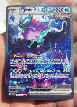 Carte pokemon Serpente-eau Ex 205/162 EV05 Forces Temporelles FR Neuf - Image 1