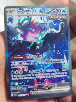 Carte pokemon Serpente-eau Ex 205/162 EV05 Forces Temporelles FR Neuf - Image 2