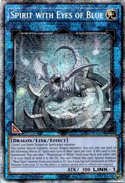 Yugioh! Spirit with Eyes of Blue, MP25-EN049, Starlight Rare, 1st Edition - Image 1