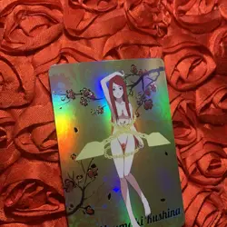 Kushina Uzumaki NARUTO Golden Anime Goddess ACG Waifu Holo Girl Card - Image 2