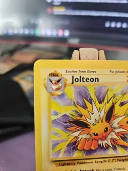 Pokemon TCG Jolteon Jungle Non-Holo Rare Card 1999 Near Mint Condition 20/64 - Image 2
