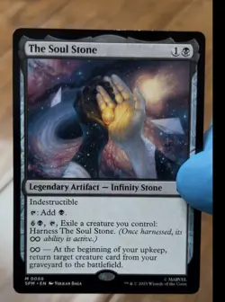 The Soul Stone M 0066 Marvel Spider-Man Magic The Gathering Card 2025 NM/LP - Image 1
