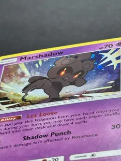 Pokemon Marshadow SM85 Black Star Promo Card Holo NM - Image 3