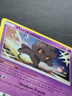 Pokemon Marshadow SM85 Black Star Promo Card Holo NM - Image 4