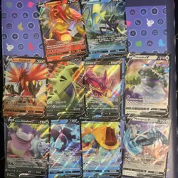 LOT OF 10 Pokemon Ultra Rare TCG V Cards - Image 1