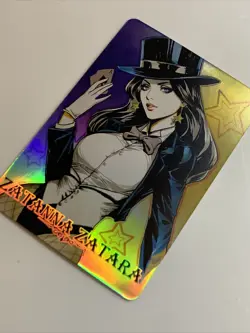 Zatanna Zatara Justice League Goddess Anime Waifu Holo Art Card ACG Sketch Girl - Image 3