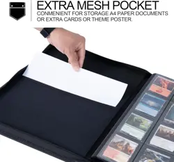 1000+ Pockets Trading Card Binder Holds 1024 Trading Cards 16 Pocket Ringless - Image 3