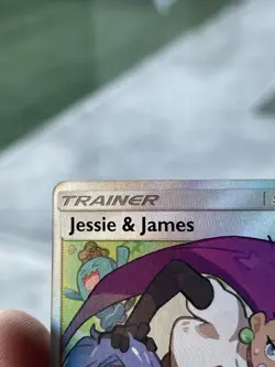 Jessie & James Hidden Fates Full Art Holo Ultra Rare 68/68 NM/N Pokemon Card - Image 3