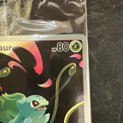 Pokemon Sealed Bulbasaur 133/132 TCG Mega Evolution Stamped Promo Card - Image 3