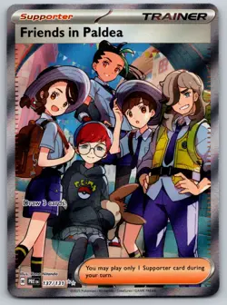 Friends in Paldea 137/131 SV: Prismatic Evolutions NM Pokemon Card TCG - Image 1
