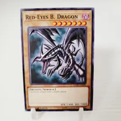 YUGIOH 1996 RED EYES B. DRAGON Card Ultra Rare 74677422 1st Edition - Image 1