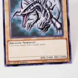 YUGIOH 1996 RED EYES B. DRAGON Card Ultra Rare 74677422 1st Edition - Image 4
