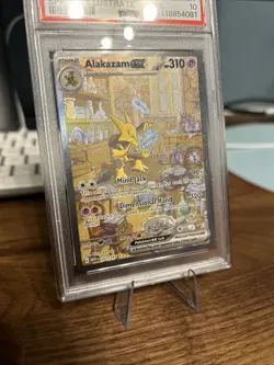 Pokemon Alakazam EX Holo Card 201/165 SV Scarlet & Violet 151 PSA Gem MT 10 - Image 2