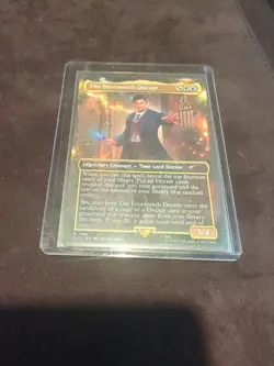 MTG the Fourteenth Doctor Extended Art Mint Condition - Image 3