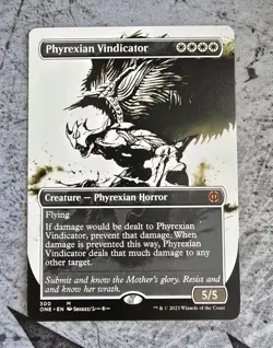 Phyrexian Vindicator (Borderless) - Near Mint MTG Phyrexia: All Will Be One - Image 1