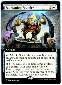 MTG Fabrication Foundry 354 Extended Art Foil Lost Caverns of Ixalan - Image 1