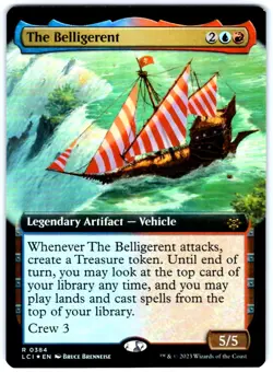 MTG The Belligerent 384 Extended Art Foil Lost Caverns of Ixalan - Image 1