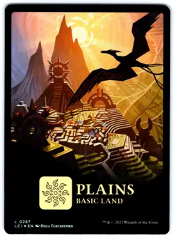MTG Plains 287 Full Art Foil Lost Caverns of Ixalan - Image 1