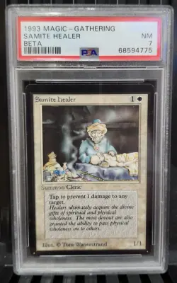 *PSA 7* 1993 MAGIC THE GATHERING SAMITE HEALER BETA! FAST SHIPPING! - Image 1