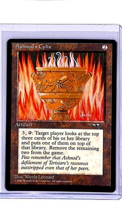 1996 MTG Magic The Gathering Alliances Ashnod's Cylix Vintage Reserved List NM - Image 1