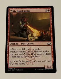 MTG Witty Roastmaster - Streets of New Capenna LP - Image 1