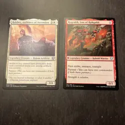 MTG STARTER COMMANDER DECK - Rebbec / Rograkh - Galvanic Blast - R/W Voltron - Image 1
