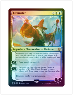 1x Elminster, Foil, Magic the Gathering MTG NM - Image 1