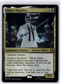 Mister Negative 135 MTG Marvel's Spider-Man FOIL NM/M - Image 1