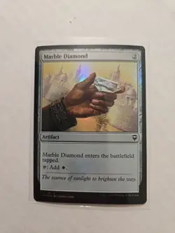 Marble Diamond (Foil) - Commander Legends - LP - MTG Magic - Common - Artifact - Image 1
